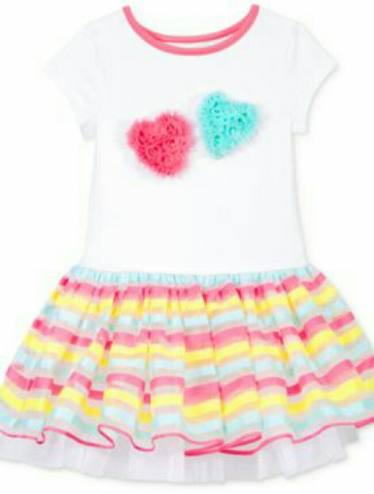 Marmellata Heart and Stripe Tutu Dres